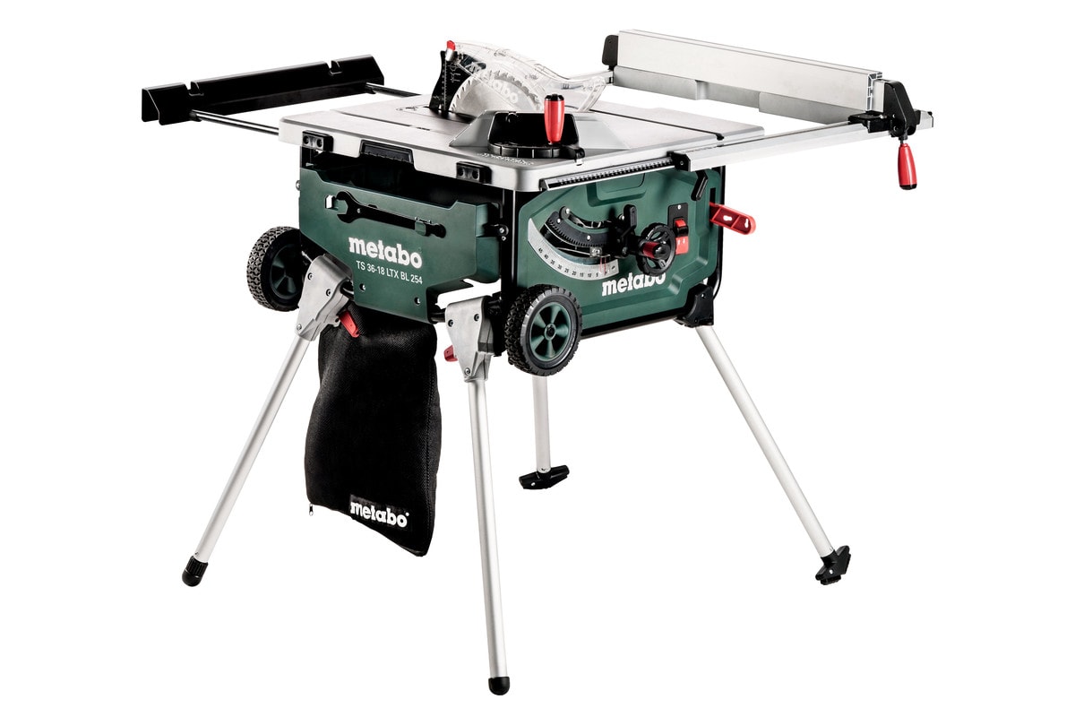 Metabo Bordcirkelsåg TS 36-18 LTX BL 254 4x8,0 Ah LiHD