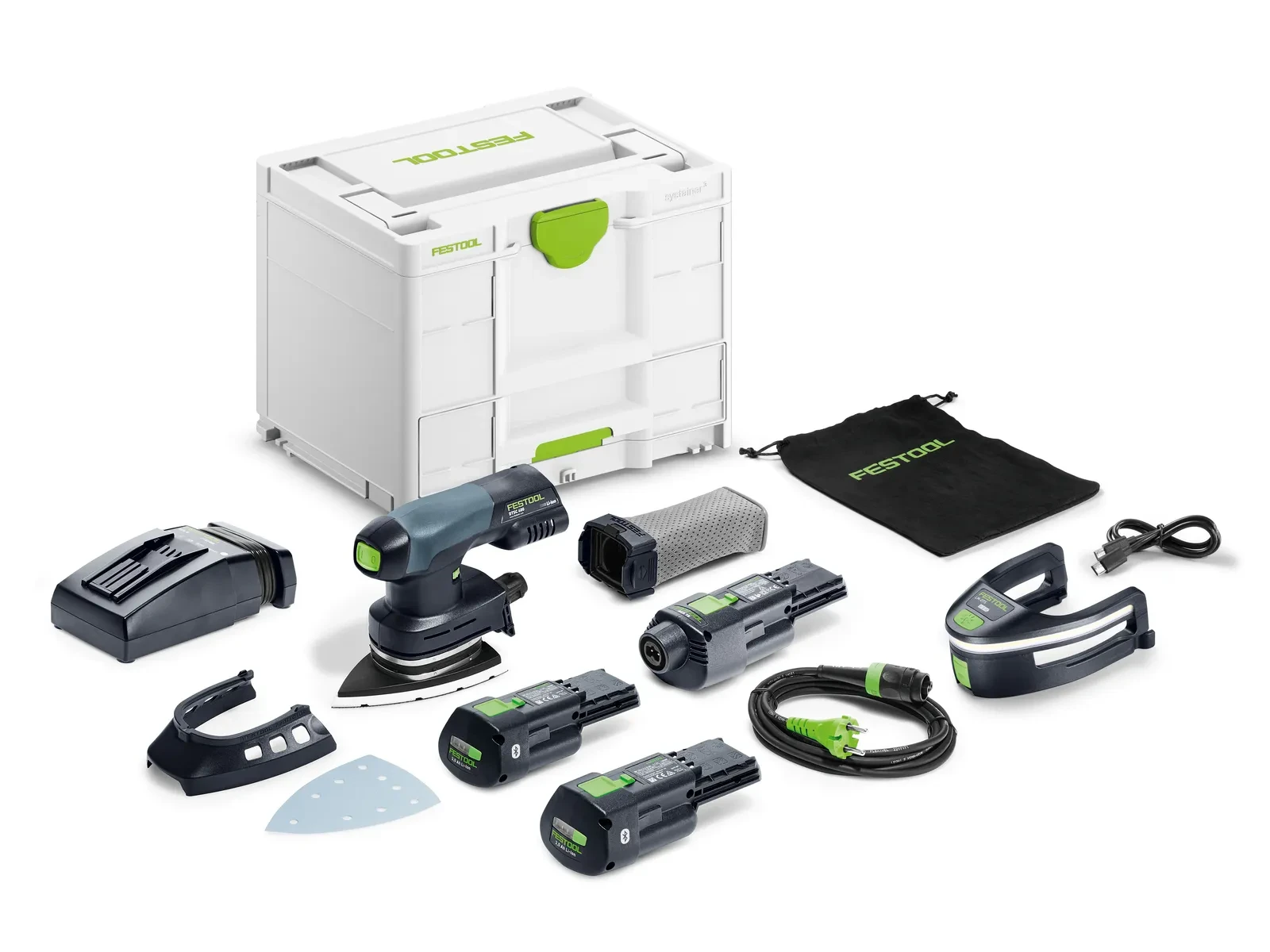 Festool Batterislip Delta DTSC 400 3,0 I-Set med Batteri & Laddare