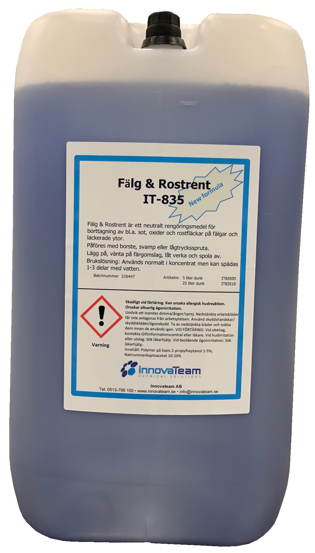 Innovateam Fälg & Rostrent 25L