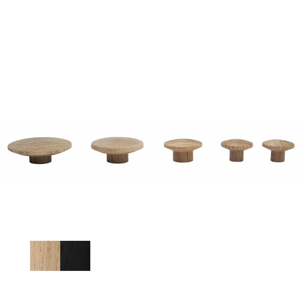 Home It® träknoppar Ø 45/Ø 55/Ø 75/Ø 90 mm ek natur