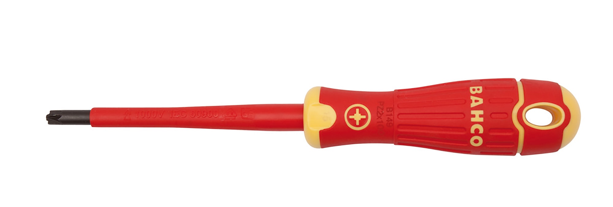 Bahco Skruvmejsel kombi B149 PZ/Spår, isolerad