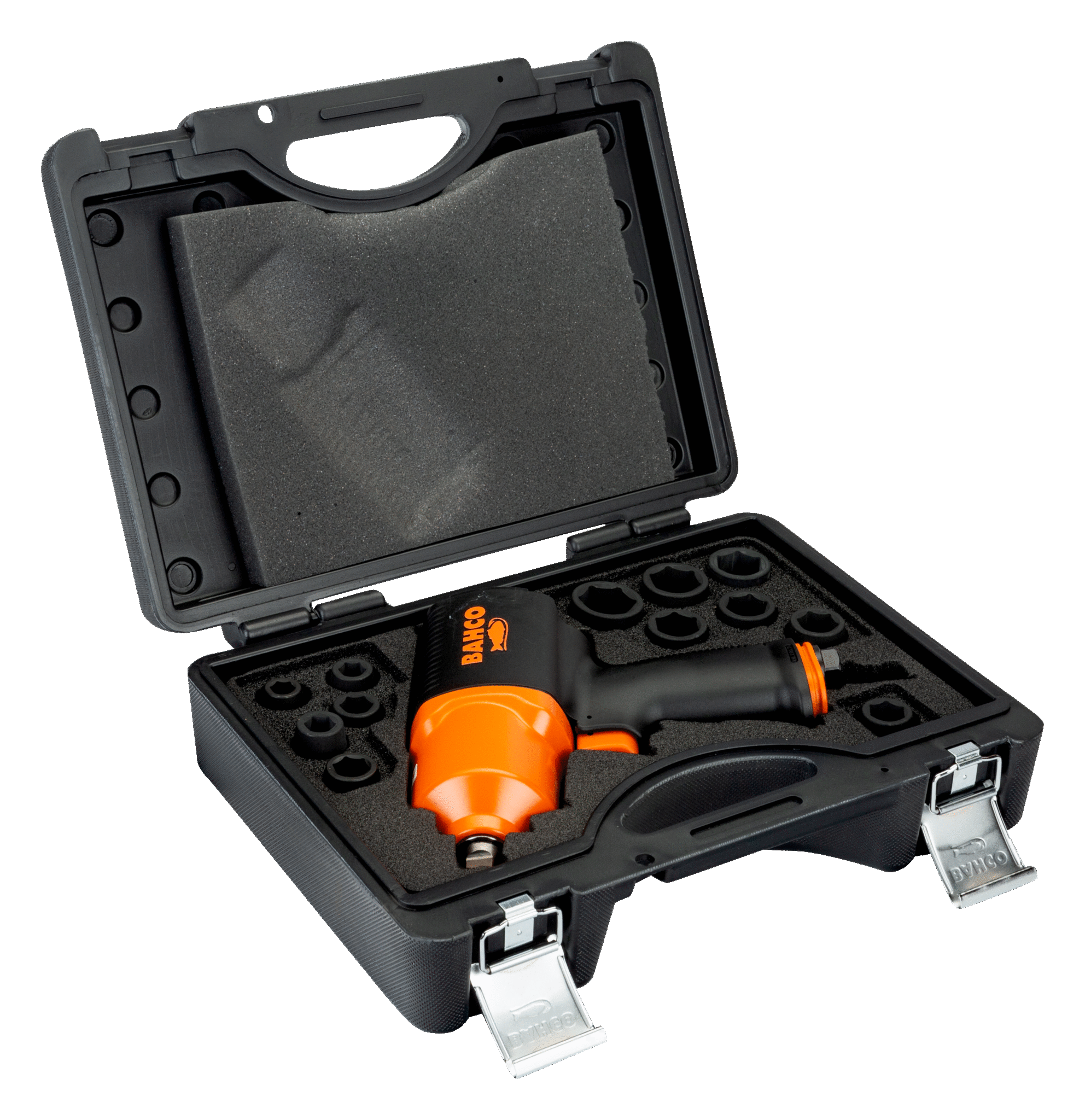 Bahco muttertrekkersett BPC815K1, trykkluft, 1/2 med 11 stikkontakter i mm