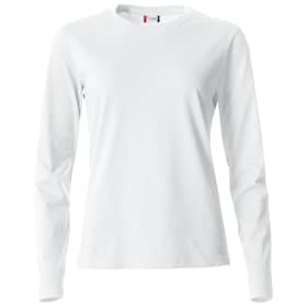 Clique Basic Långärmad tröja Vit Dam