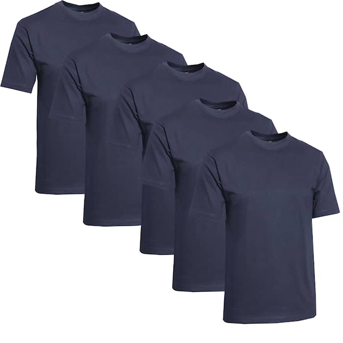 Clique T-paita Miehet, 5 kpl Navy