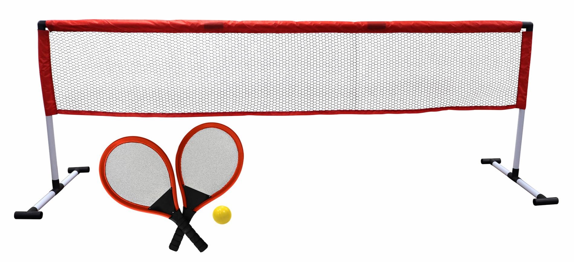 Home It® tennisset med nät, racketar, boll 205 × 72 cm