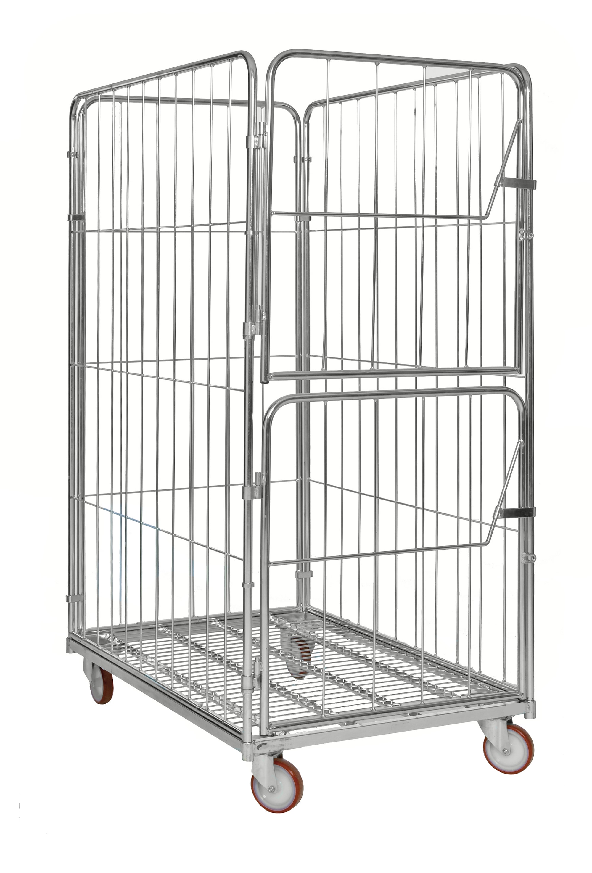 Rullakontti KM801201802B, 4 sivua, 1200x800x1800 mm, sähkösinkitty