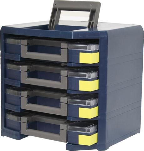 Raaco Sortimentsboks med 4 skuffer 347x342x305mm