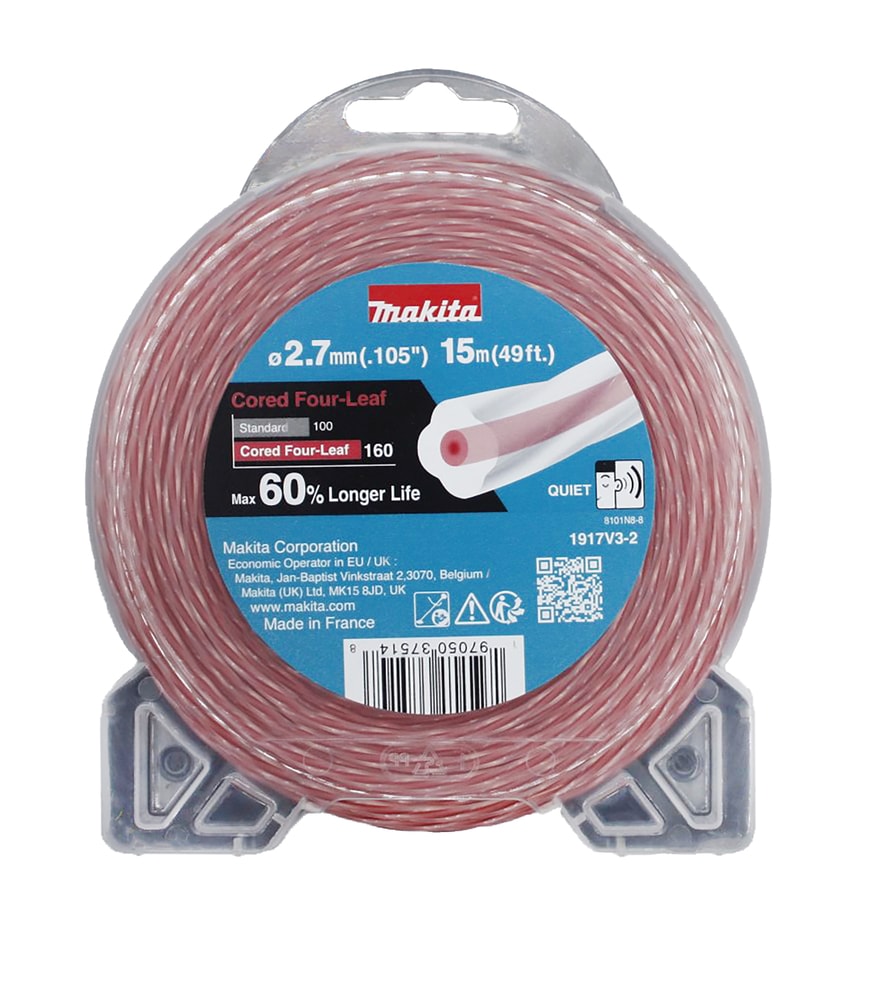Makita Four Leaf Trimmertråd 2,7mm - 15M