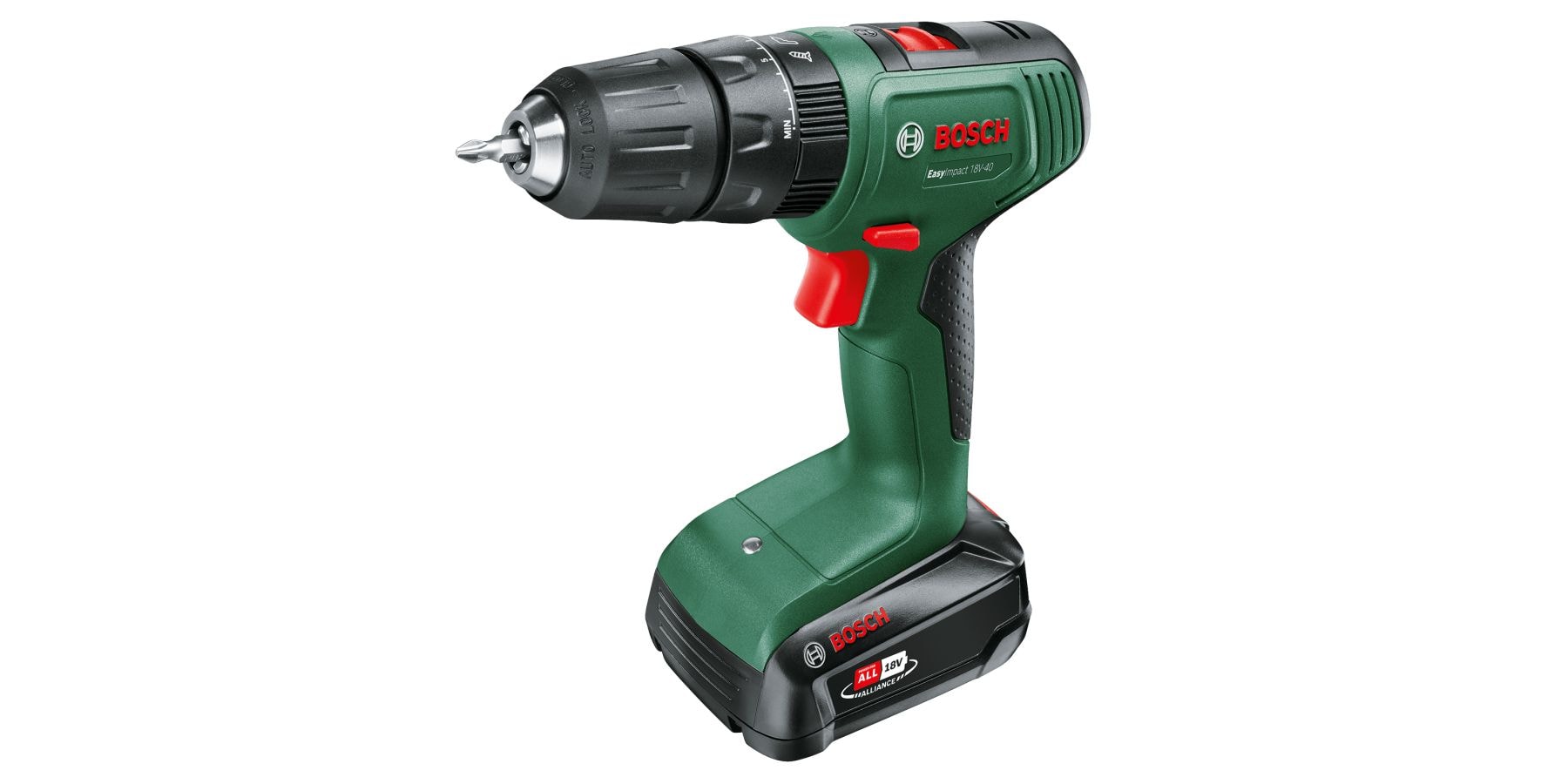 Bosch slagboremaskin Easyimpact 18V-40 med 1x1,5Ah og lader