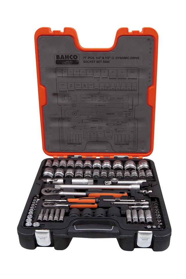 Bahco Hylsnyckelsats S800