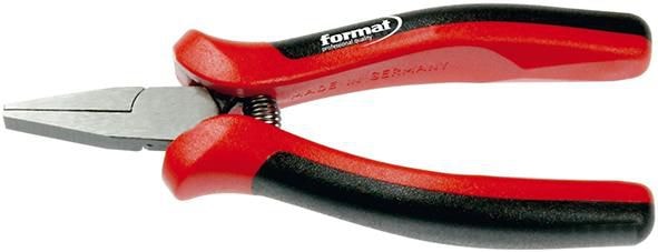 Format Elektroniikkapihdit 130 mm, litteät leuat, sileä tartuntapinta