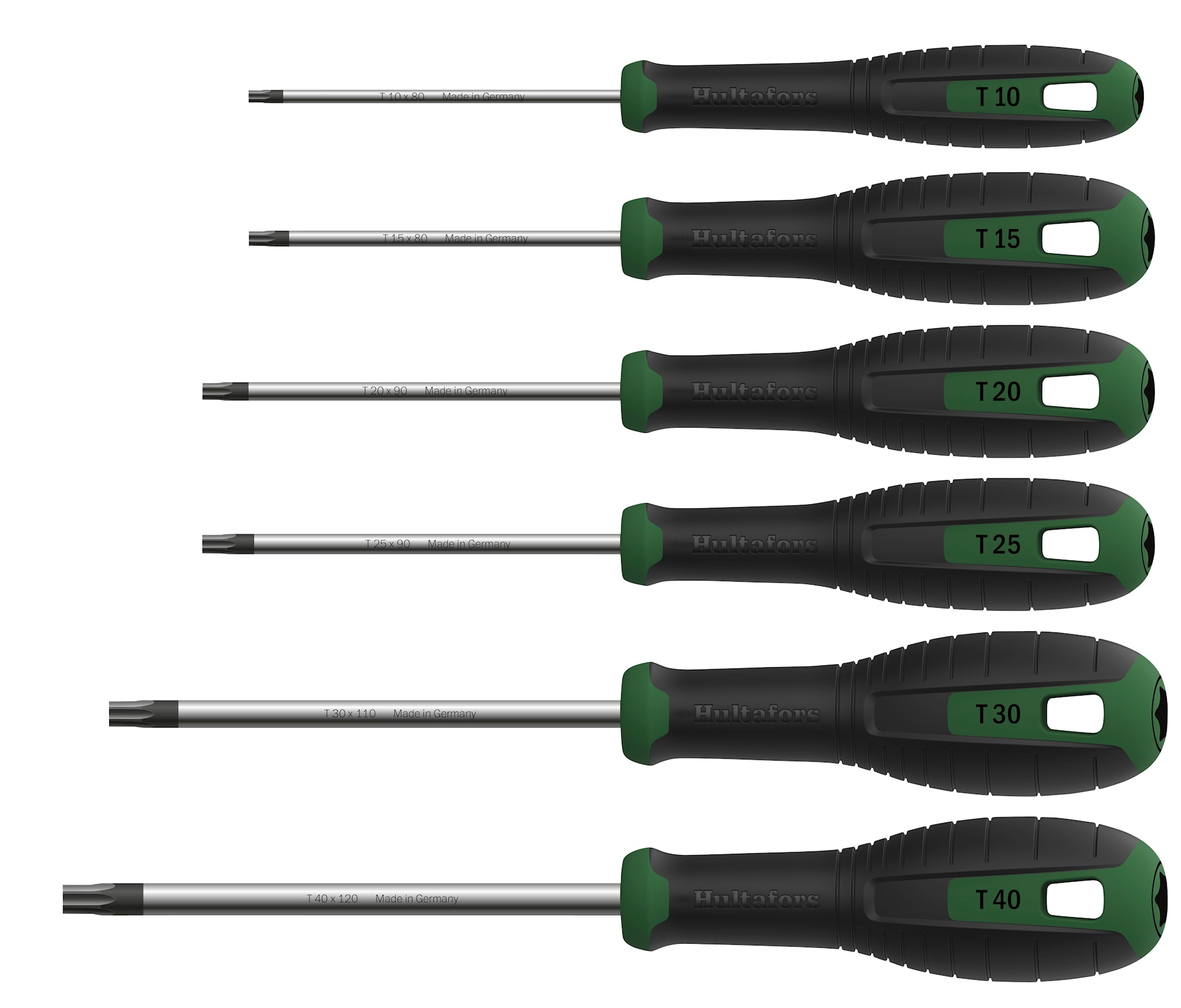 Hultafors Ruuvimeisselisarja Torx® T10-T40 6-osainen
