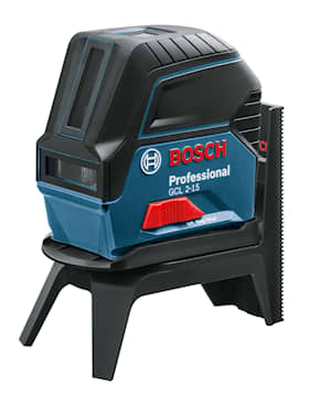 Bosch Yhdistelmälaser GCL 2-15 Professional sis. 3 x paristoa (AA), lasertähtäintaulu