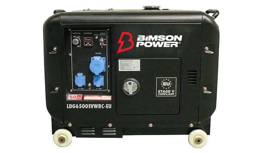 Bimson Aggregaatti 5,5kW 1-vaiheinen, diesel, langaton kauko-ohjaus -