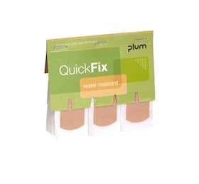 Plum Laastari täyttöpakkaus QuickFix Water Resistent 45 kpl/pakkaus