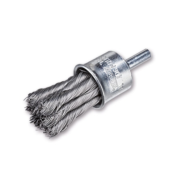 Osborn Ändborste med skaft 6mm, virad, stål