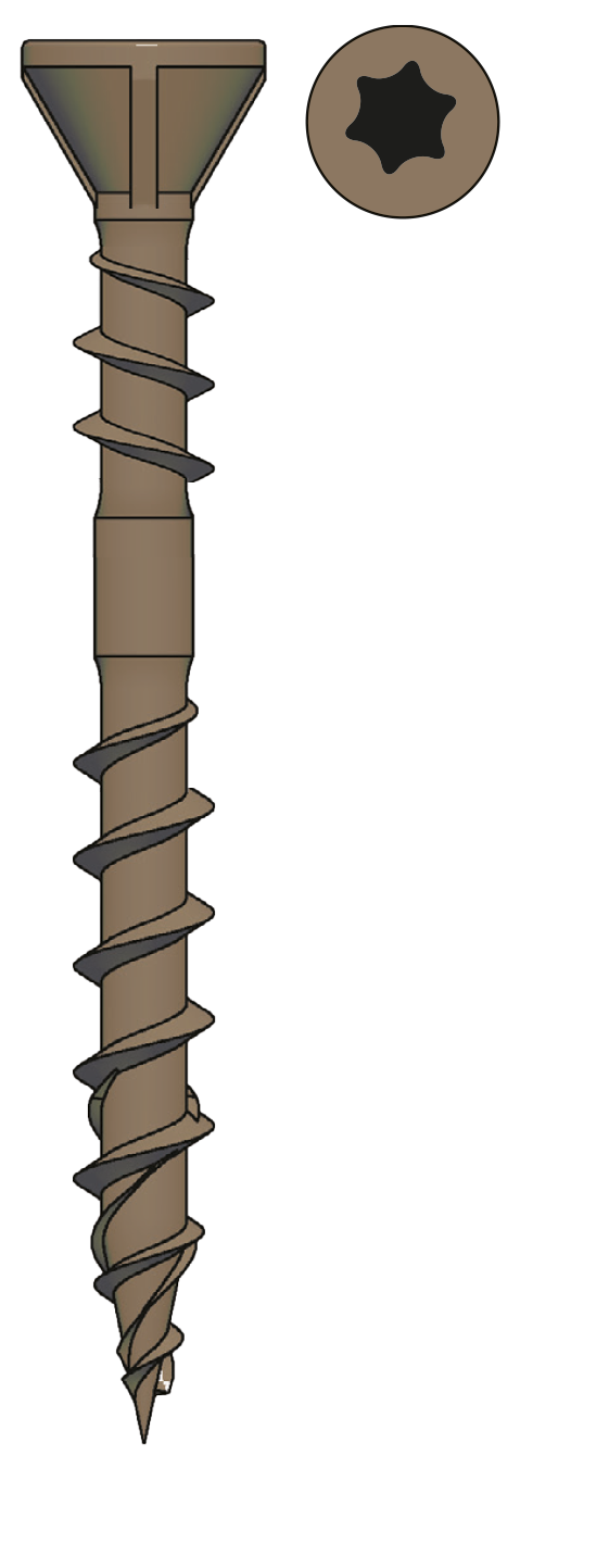 Camo Terassiruuvi Premium Protech C4 T20/T25