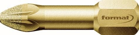 Format Bits 1/4 Diamant PZ1x25mm