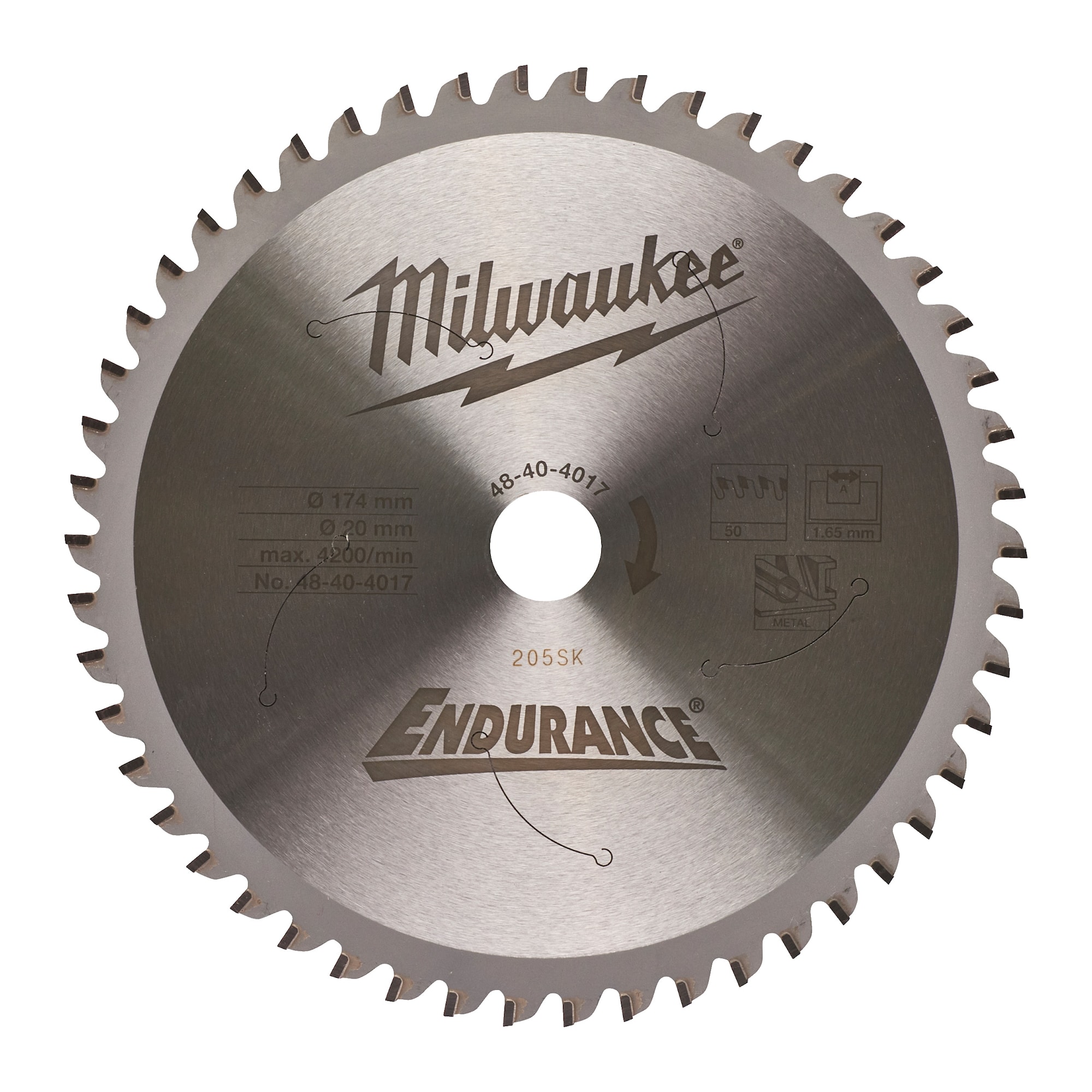 Milwaukee Cirkelsågklinga M174/20/50T