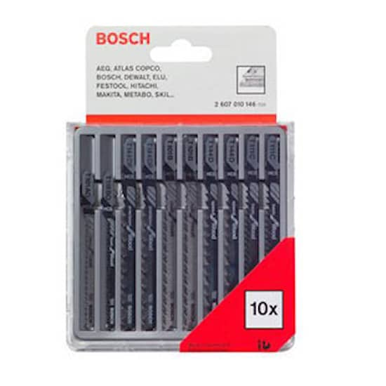 Bosch Sticksågsblad Trä & plast 10-pack