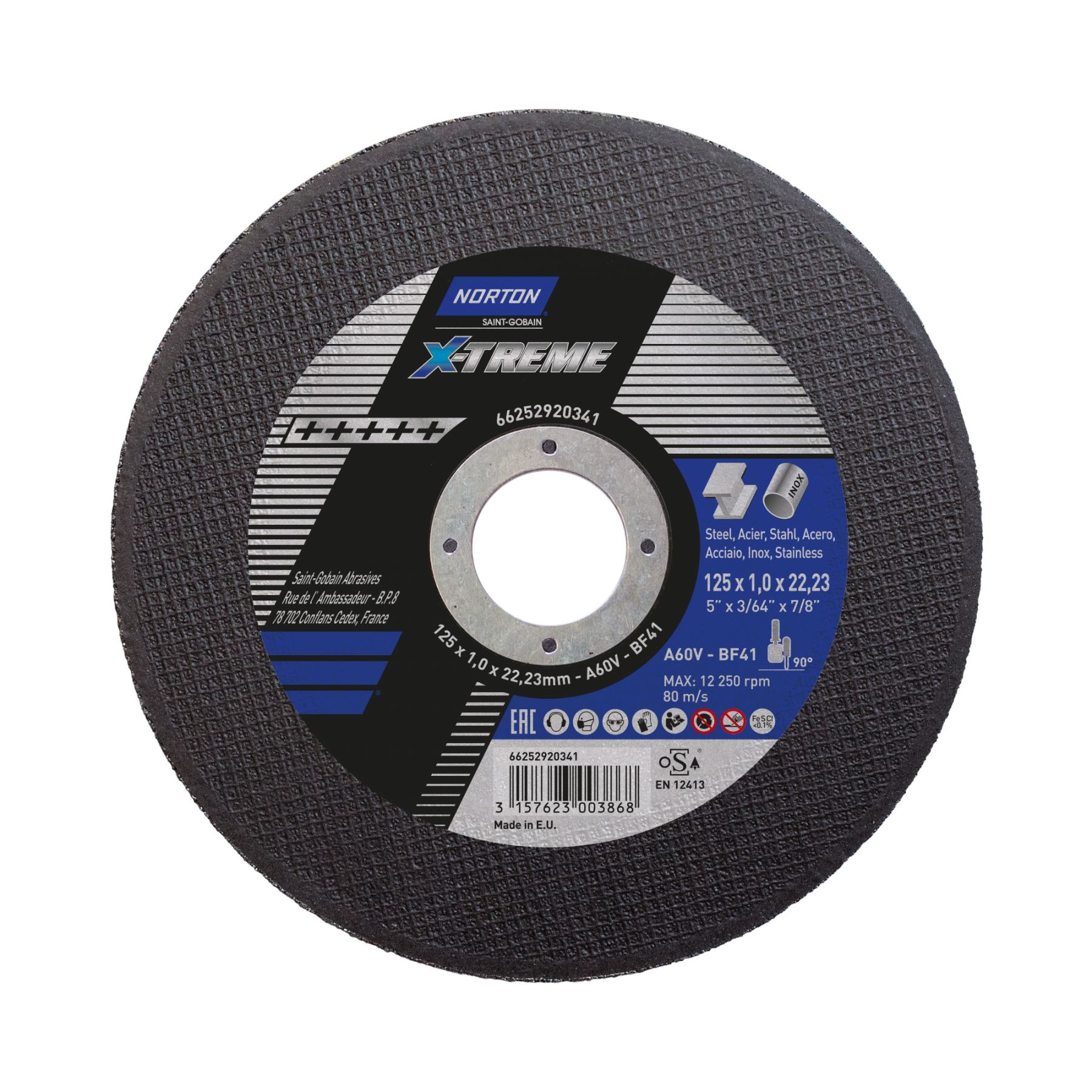 Norton Kappeskive for metall X-Treme 230x1,9x22,23