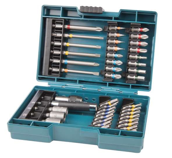 Makita Bitssats B-55697 43 delar, färgkodade