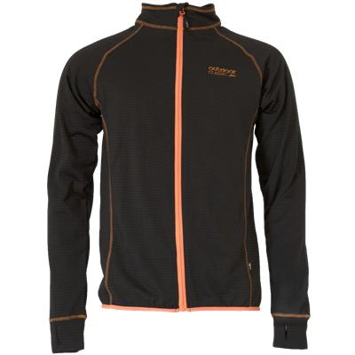 Outdoor Classic Hyltan Fleecetröja Herr Brun/Orange