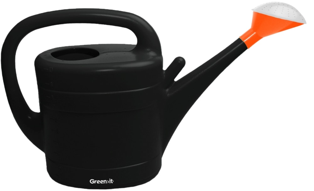 Home It® vattenkanna med duschmunstycke 10 liter svart