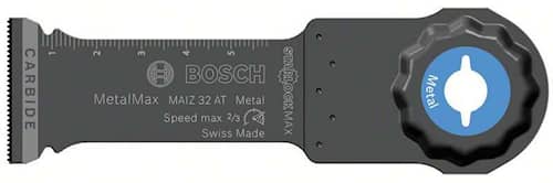 Bosch Carbide dykksagblad MAIZ 32 AT Metal 70 x 32 mm