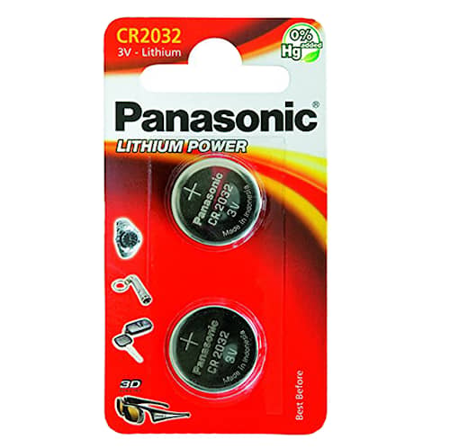 Panasonic Batteri CR2032 2-pack