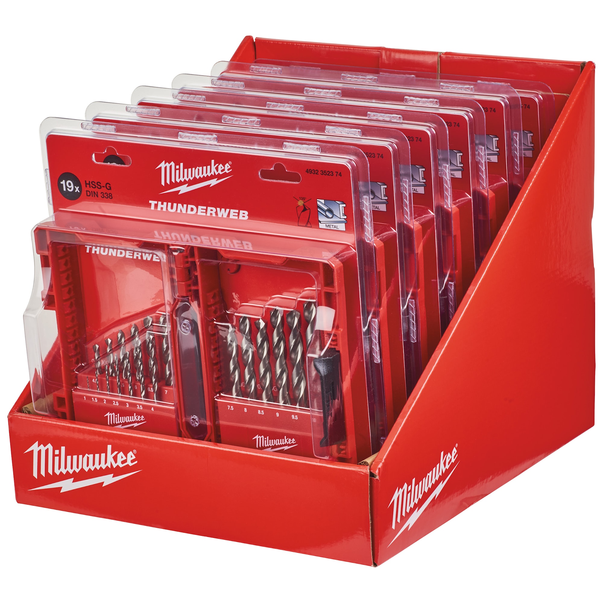 Milwaukee Metallborrset Hssg 19P 6Cd