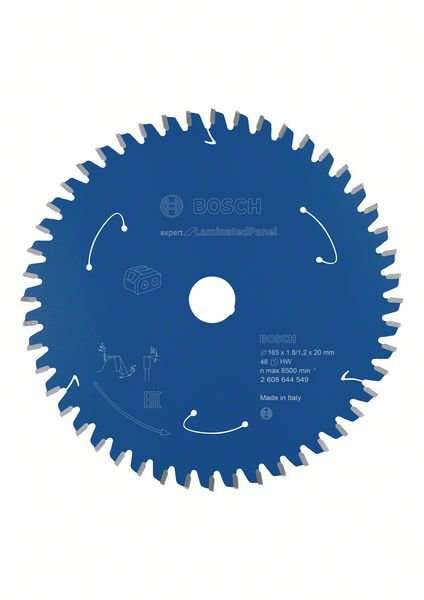 Bosch Sahanterä Expert for Laminated Panel, 165x20 mm, 48T