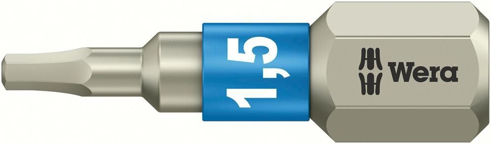Wera Skrubits 1/4 Torsion Sexkant 25mm, rustfritt