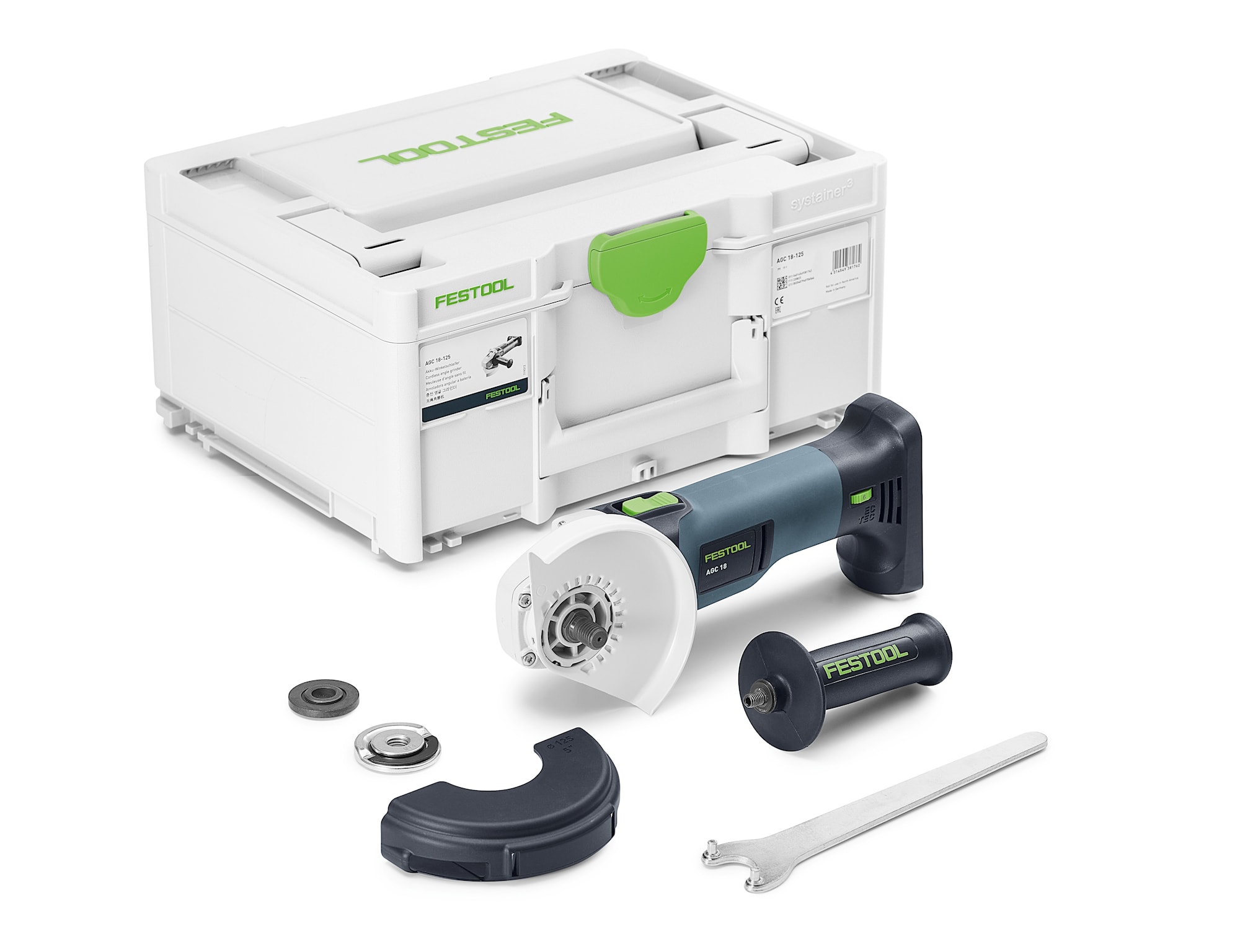Festool Vinkelslip AGC 18-125 EB-Basic