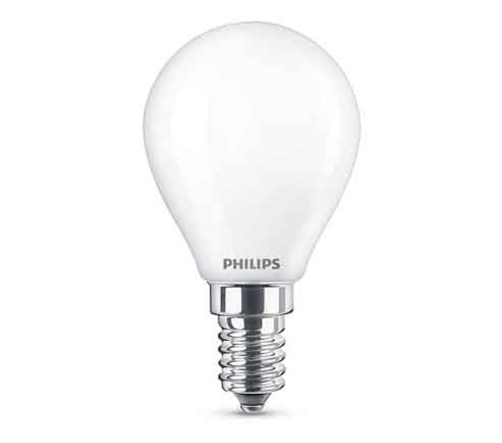 Philips Klotlampa 4,3W LED (40W) E14 470LM matt