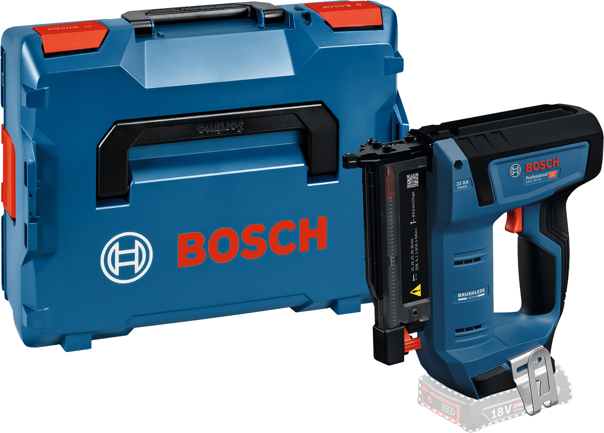 Bosch Dyckertpistol GNH 18V-35 utan batteri och laddare i L-Boxx