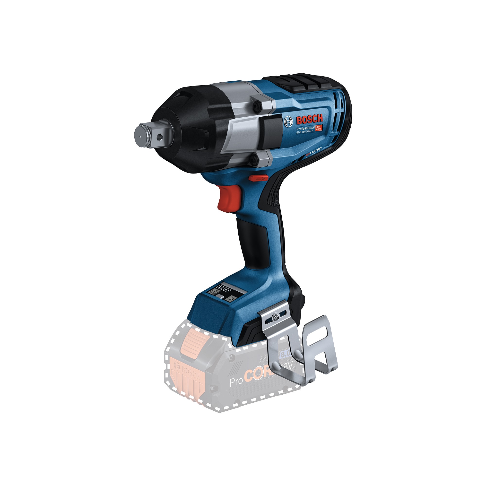 Bosch Mutterdragare GDS 18V-1050 H utan batteri och laddare