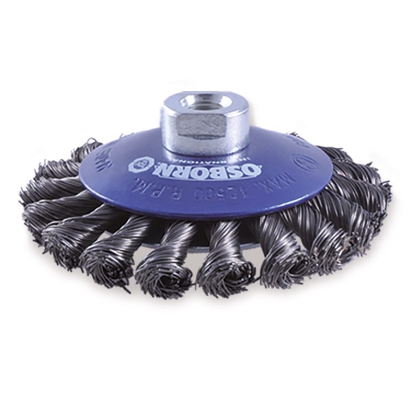 Osborn Cirkulärborste M14, virad, stål