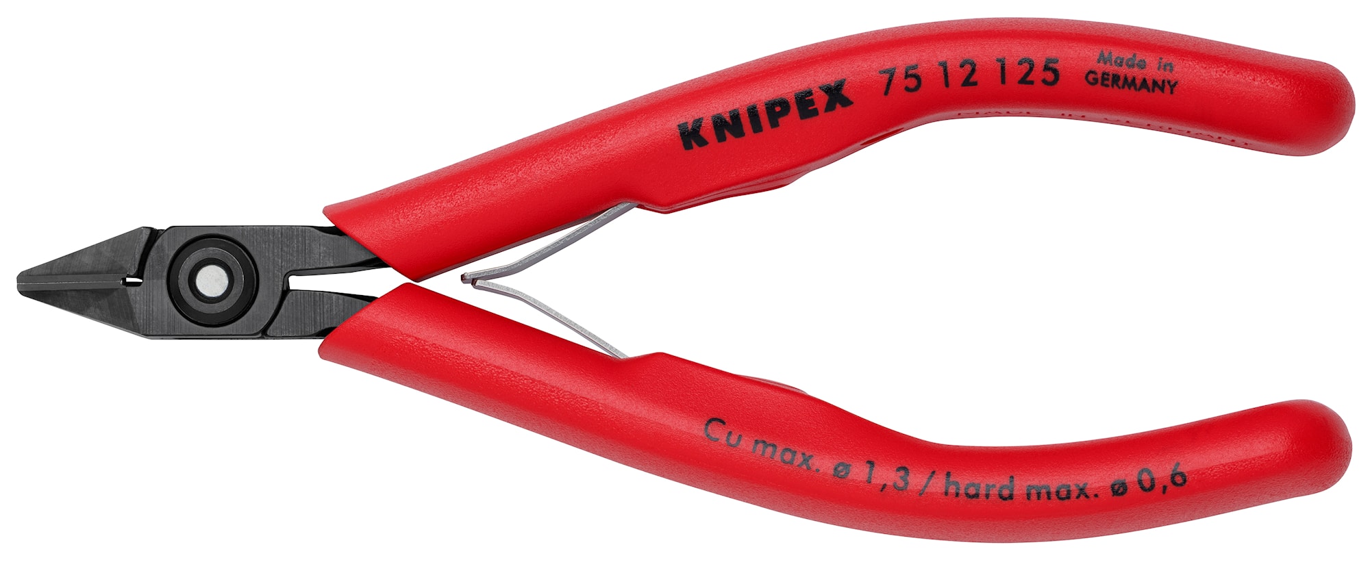 Knipex Elektronikavbitare 7512125 125mm, med fasett, trådklämma