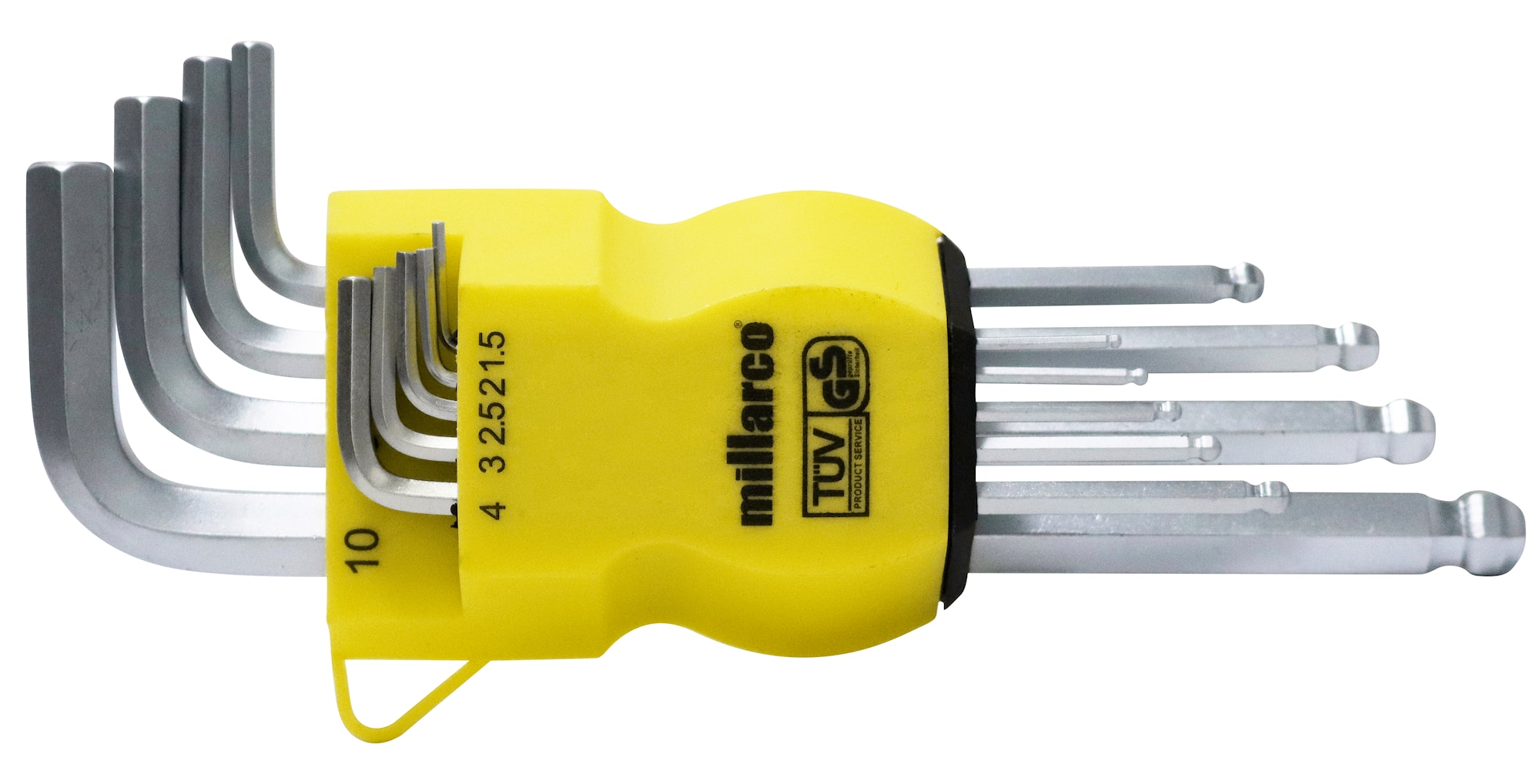 Millarco® insexnycklar 1,5–10 mm 9 delar