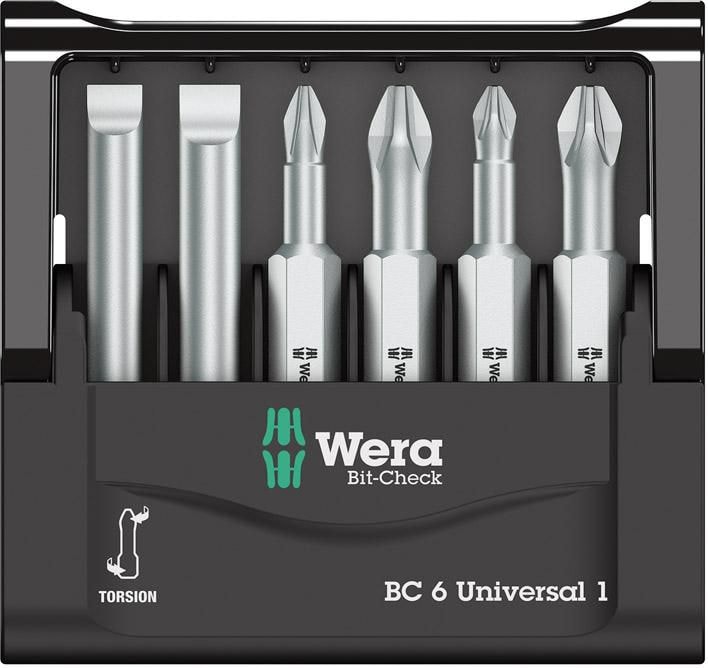 Wera Bitssett 50 mm sliss/Ph/Pz 6 stk
