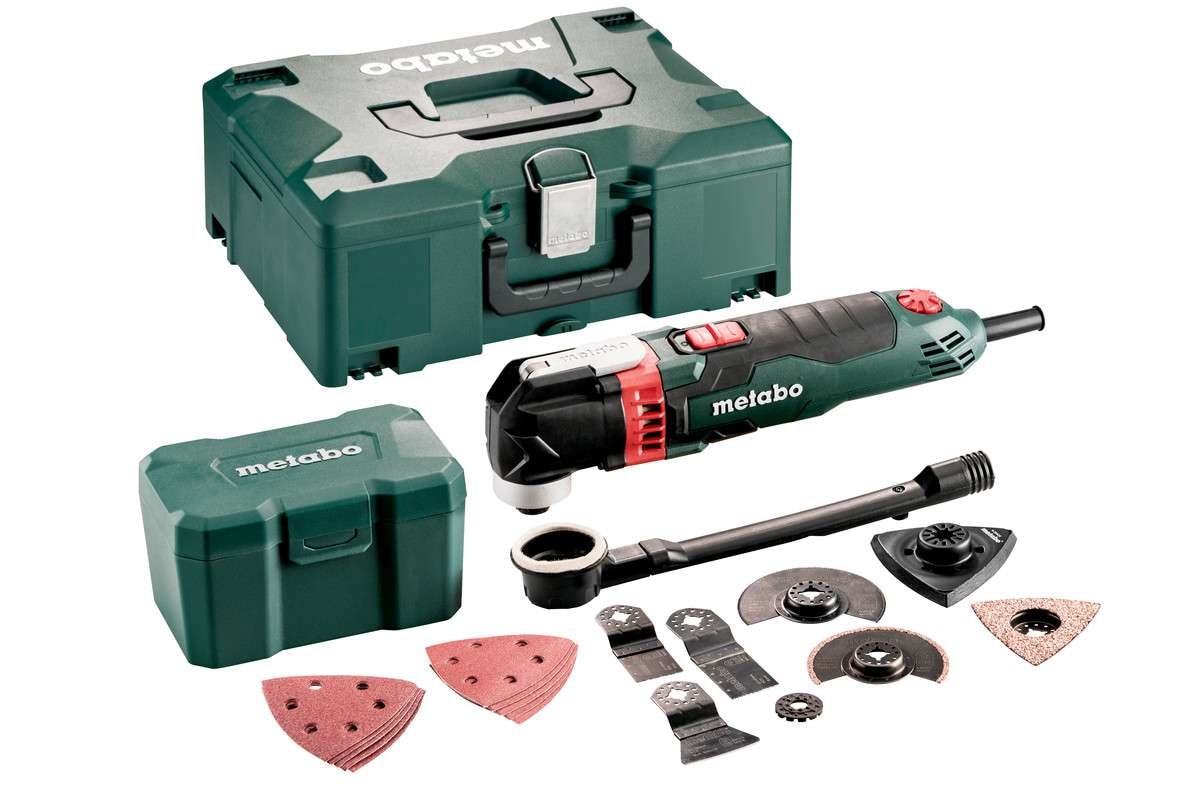 Metabo Multiverktyg MT 400 Quick Set inkl. tillbehörssats för trä, kakel