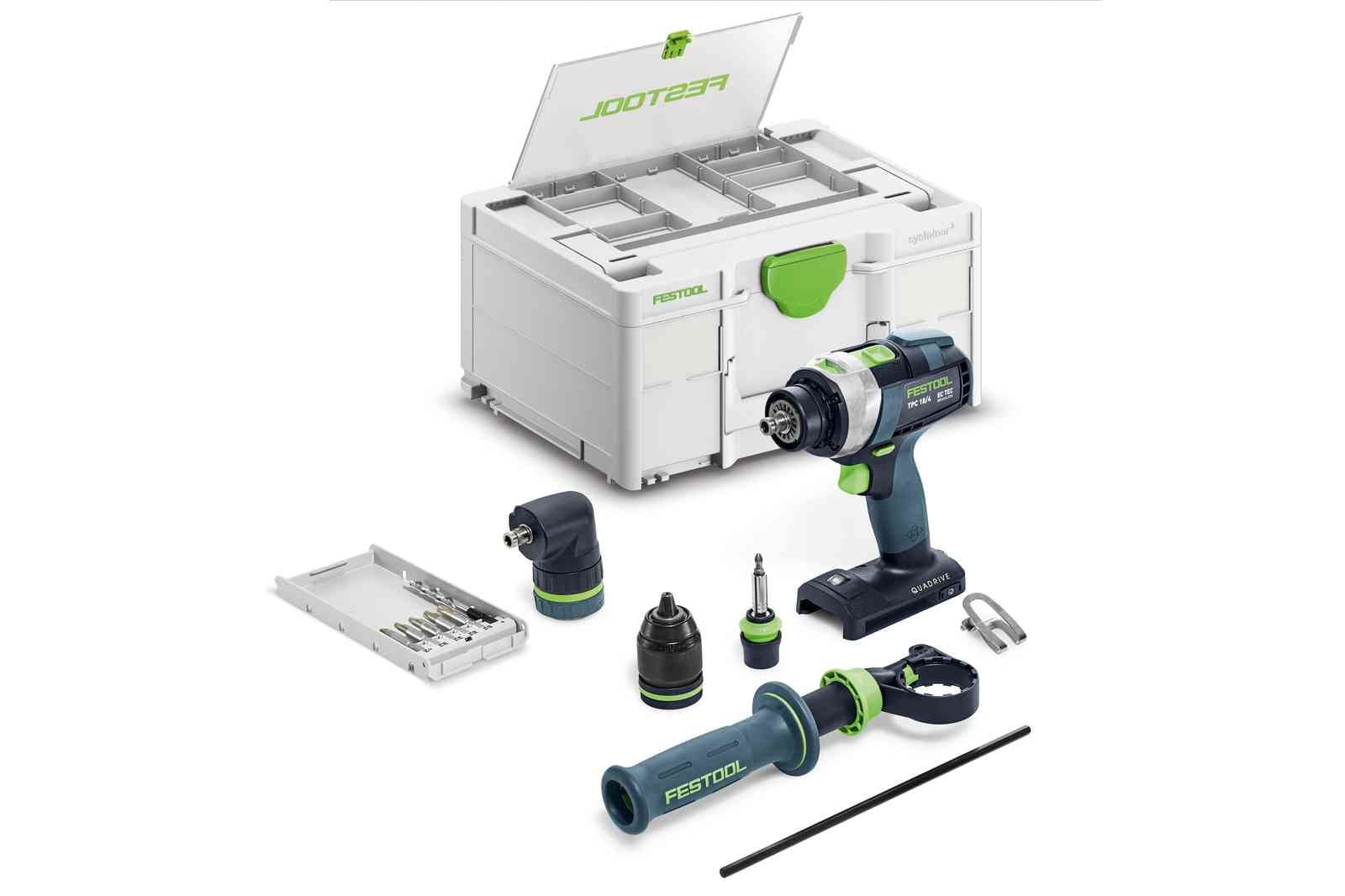 Festool Slagskruvdragare TPC 18/4 I-Basic-Set QUADRIVE