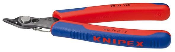 Knipex Elektronikavbitare 7831125 Super-Knips 125mm utan fasett, smalt huvud