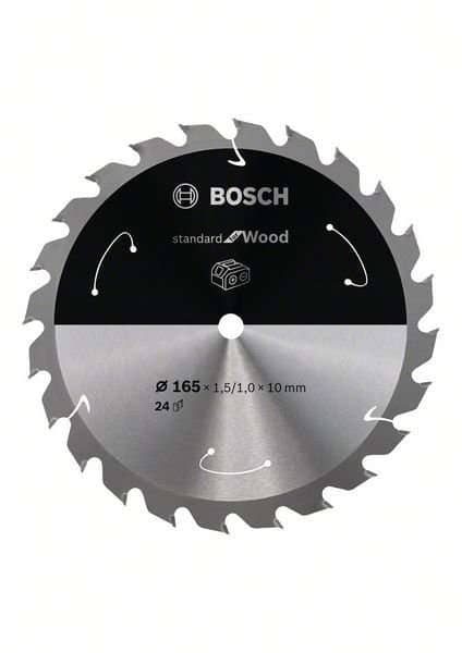 Bosch Sågklinga Standard for Wood 165×1,5/1×10mm 24T