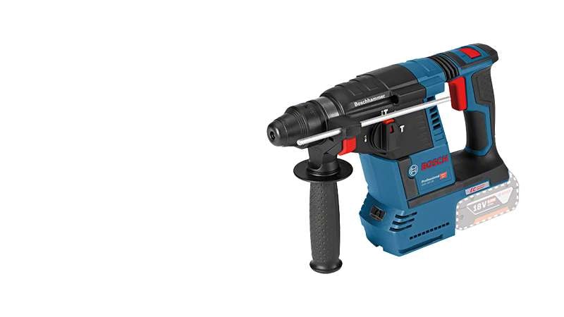 Bosch Akkuporavasara, SDS plus -kiinnitys GBH 18V-26 Professional kartonkirasiassa, sis. lisäkahvan Solo