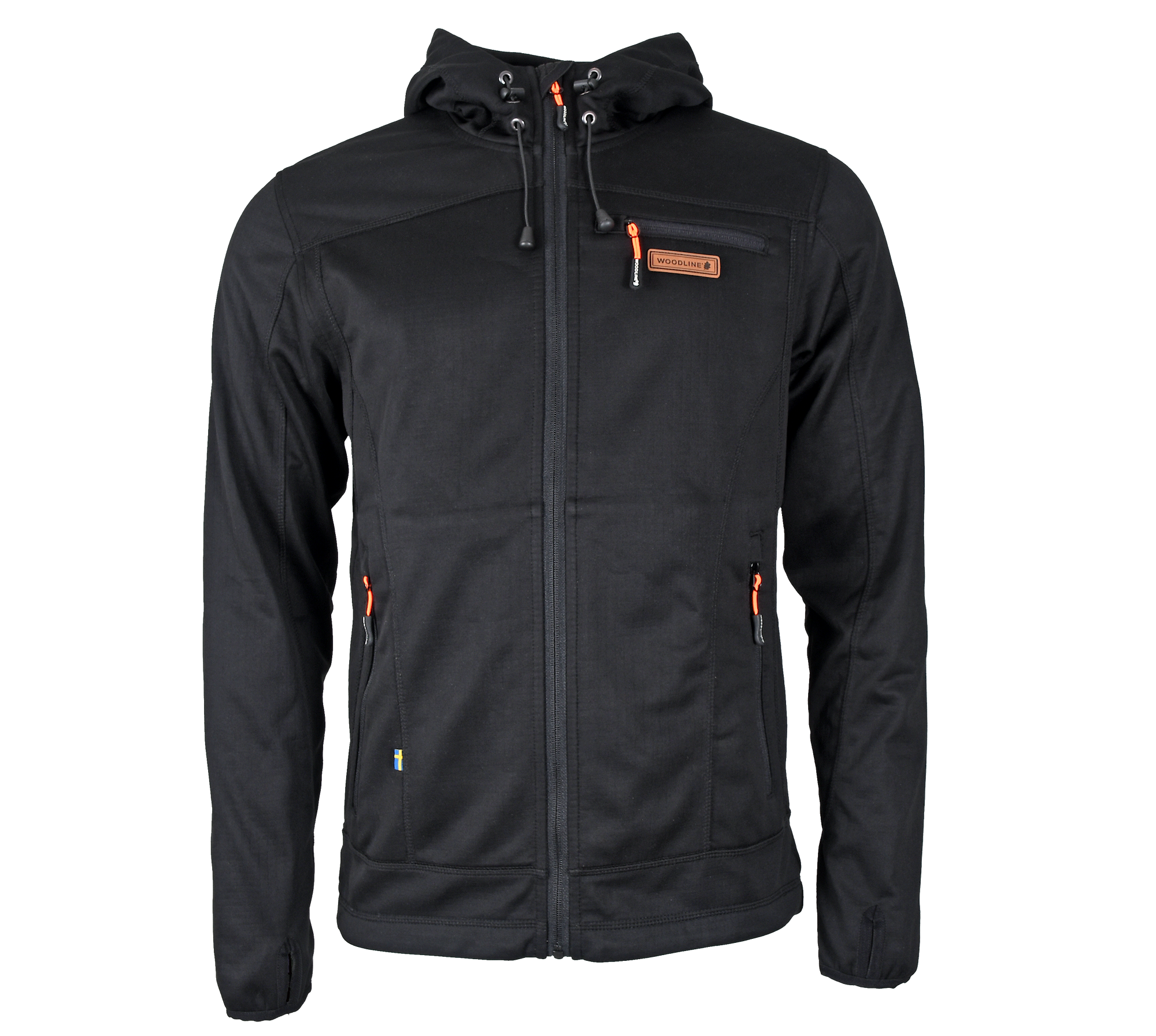Woodline Fleecejacka Optima Svart XS -