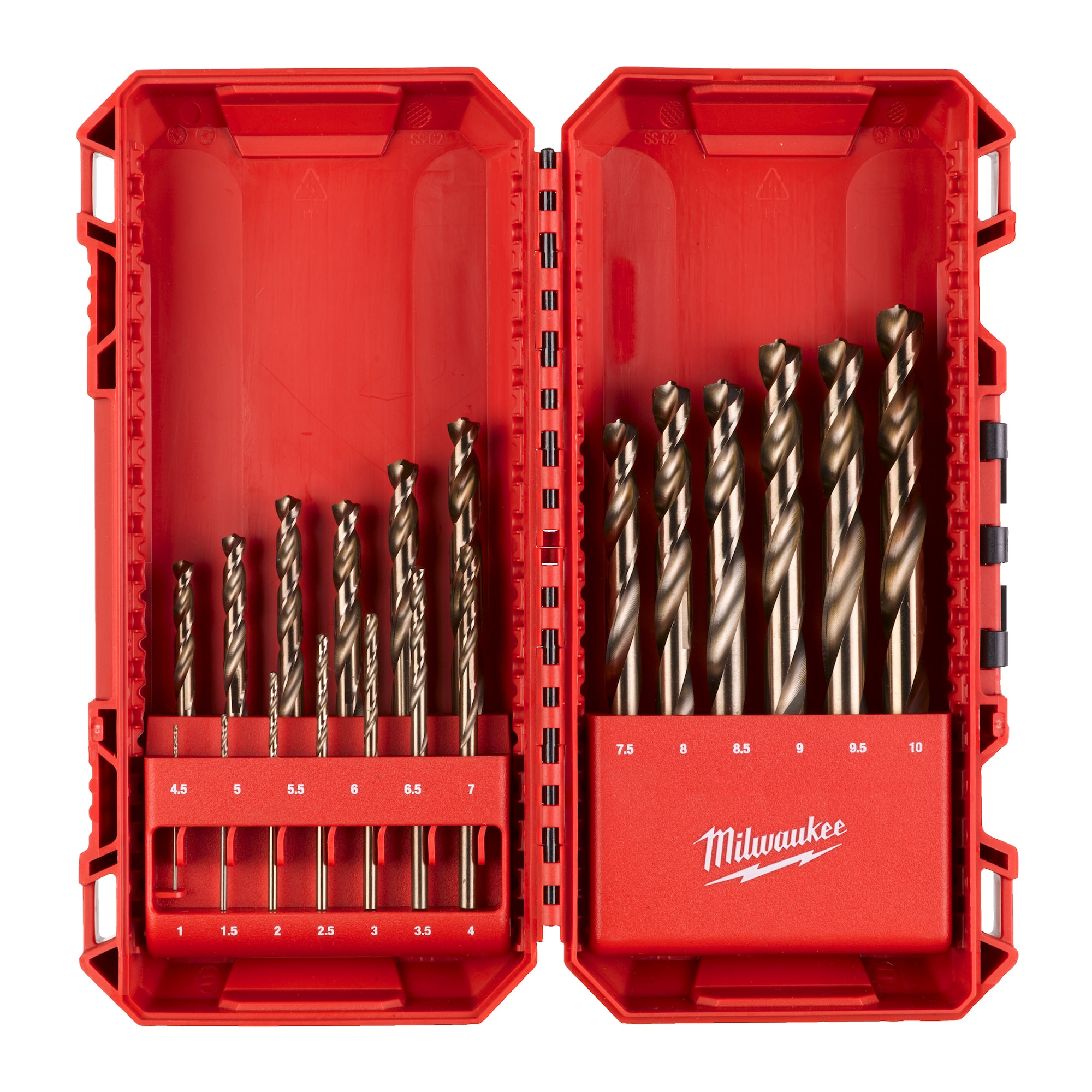 Milwaukee Metallborrset HSSG-CO 19-pack