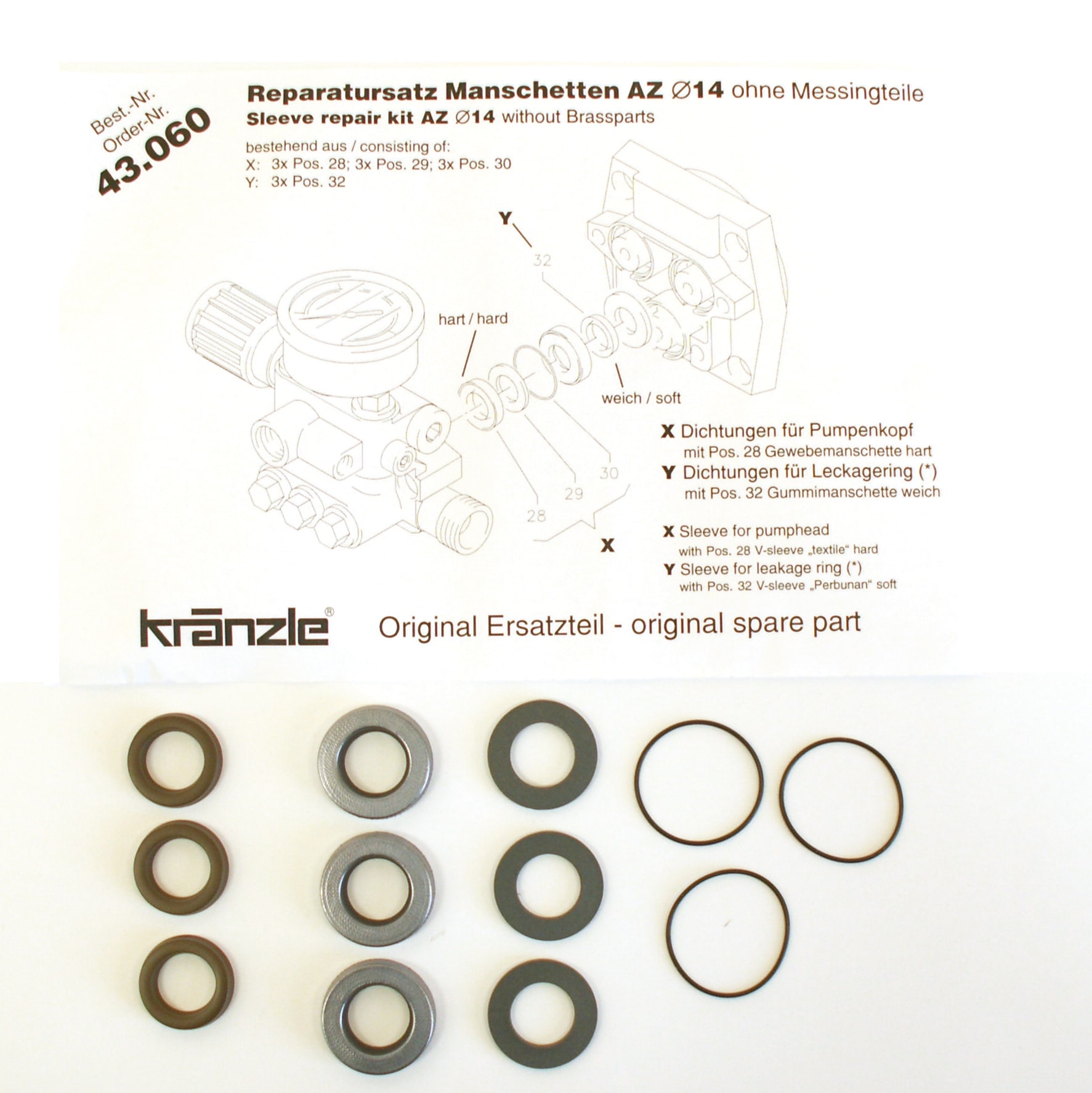 Kränzle Manchettsats