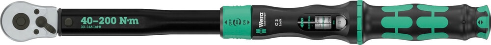 Wera Momentnyckel Click-Torque Lock C 3, justerbar